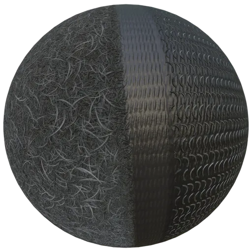 Detailed hook and loop texture for 3D modeling in Blender, showcasing a 2K PBR fabric material perfect for realistic simulations.