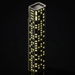low poly Skycraper