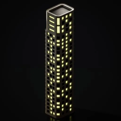 low poly Skycraper