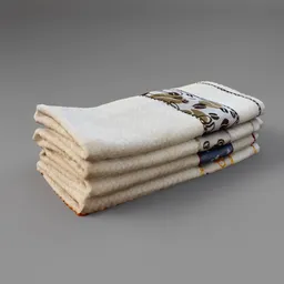 Pack of 03 Folded Towels
