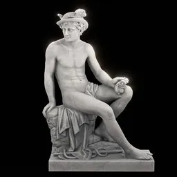 statue of Mercury by JN