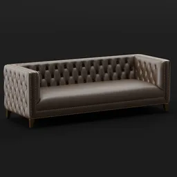 Chesterfield Leather Sofa