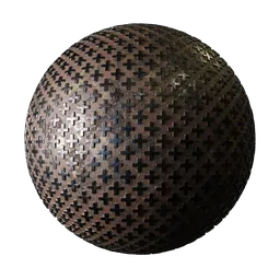 Metal Manhole Pattern