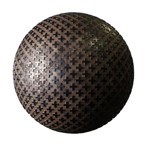 Metal Manhole Pattern
