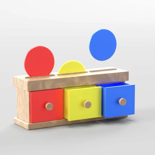 Montessori Wooden Activity Box