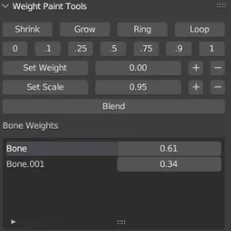 Weight Paint Tool for Blender