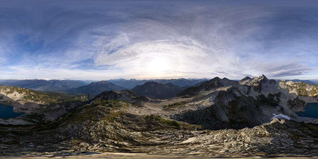 Mountain Landscape Cloudy Evening | Landscapes HDRis | BlenderKit