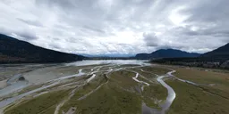 Aerial Nature Landscape Overcast