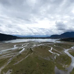 Aerial Nature Landscape Overcast