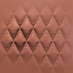 3D sculpting brush tool creating diamond pattern texture for fabric effects in Blender models.