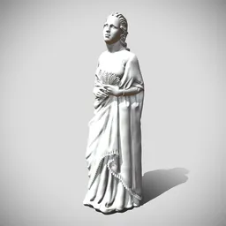 Detailed 3D sculpture model inspired by historical artwork from Fontana Maggiore Perugia, Italy, created with Blender.