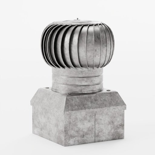 Rooftop Exhaust Fan | Urban Environment models | BlenderKit