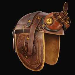 Steampunk Helmet with goggles