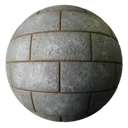 Wall Gray Stone Blocks