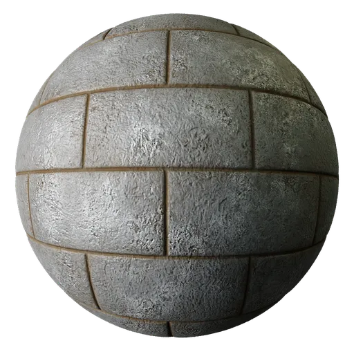 Wall Gray Stone Blocks
