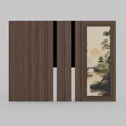 Wooden Accent Wall Panel