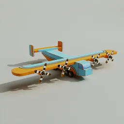 Turboprop cargo plane