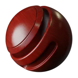 Polished Mahogany Wood
