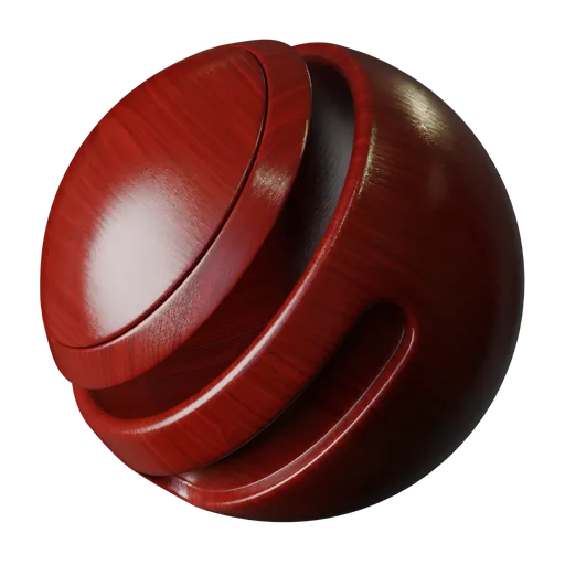 Polished Mahogany Wood