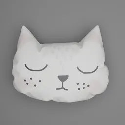 Sleepy Cat Plush Pillow