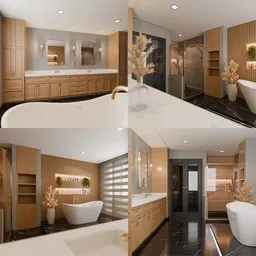 Luxurious bathroom