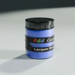 Round Paint Jar
