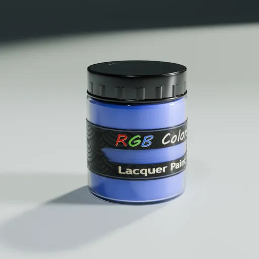 Round Paint Jar