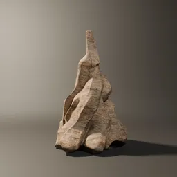 Stylized rock