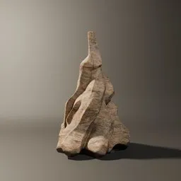 Stylized rock