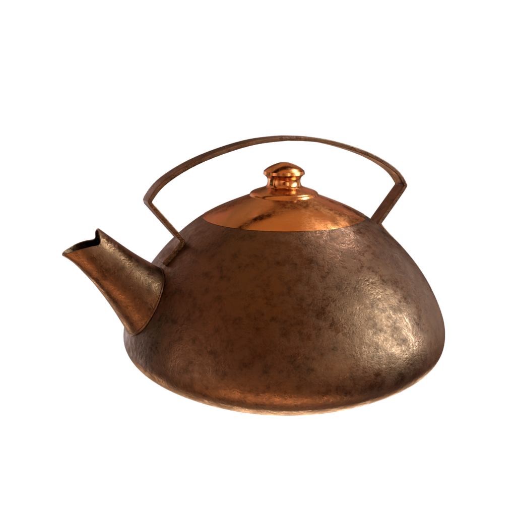 Metal Kettle FREE 3D Kitchenware models BlenderKit