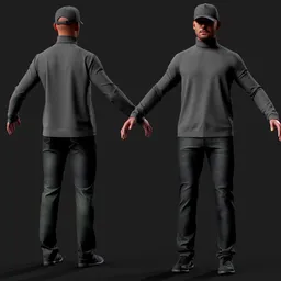 Casual Male Character