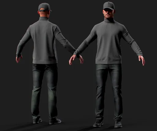 Casual Male Character