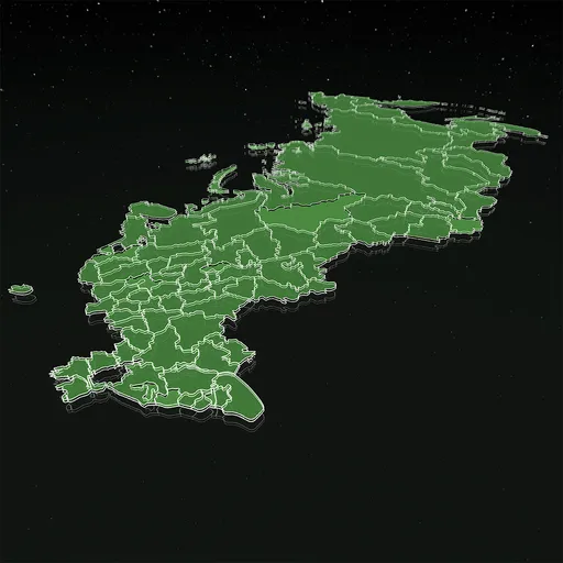 2D map of Russia