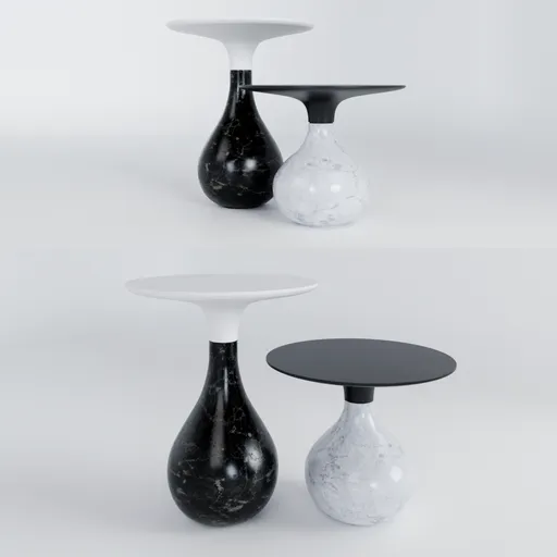 Pedestal Table Aqua