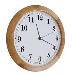 "Minimalistic wooden wall clock 3D model for Blender 3D. Perfect for interior design and CNC plasma vector art projects. Timeless elegance with a post-apocalyptic twist."