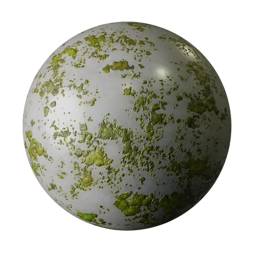 Concrete with Moss