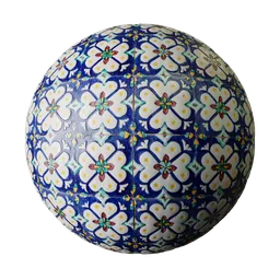 Rustic Hand-Painted Ceramic Tile 17