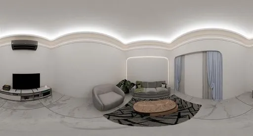 Modern Minimalist Living Room