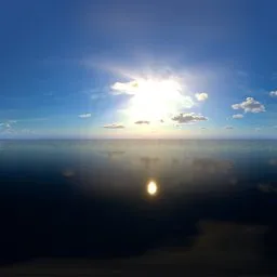 Daytime sea, sky, sunshine