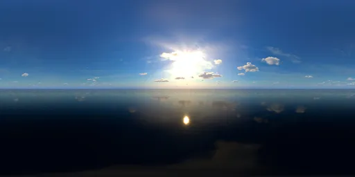 Daytime sea, sky, sunshine