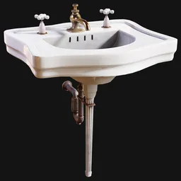 Pedestal Bathroom Sink
