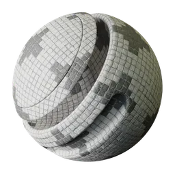 Mosaic Cobblestone Cross