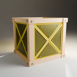 Low Poly Reinforced Storage Crate