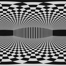 Checker Grid Studio HDRI