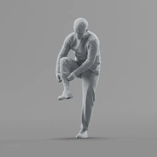 Lowpoly Male Standing