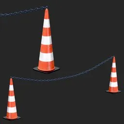 Street Cone Barrier