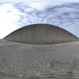 Coastal Breakwater Sky