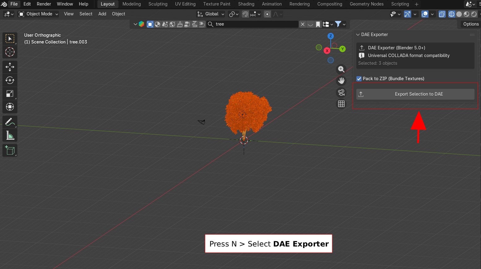 DAE (Collada) Exporter (Blender 5.0+ Compatible) | Import - Export add ...