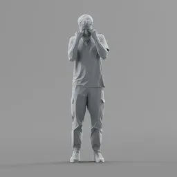 Lowpoly Male Standing
