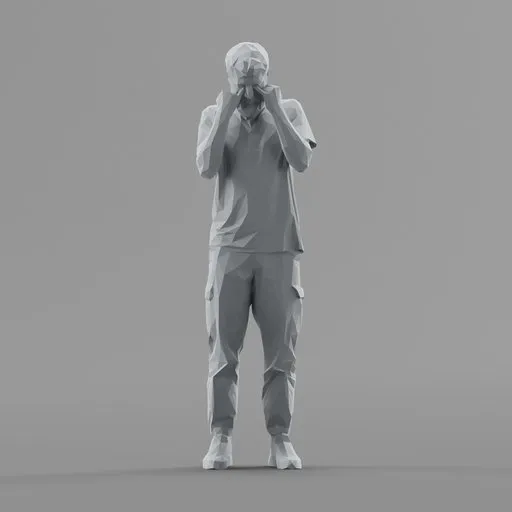 Lowpoly Male Standing
